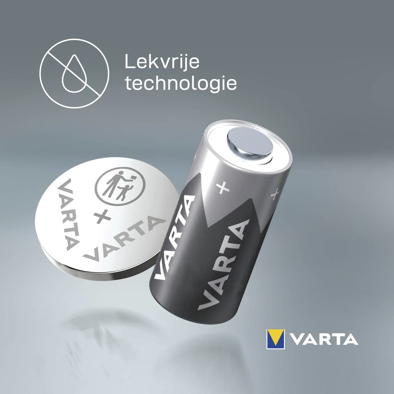 VARTA Batteries Electronics CR2032 Lithium button cell 3V battery, Button cells in original blister pack of 1 - NLMAX