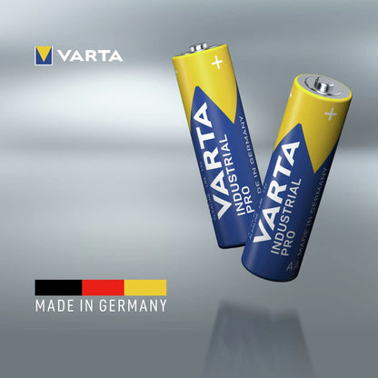 Varta Industrial Pro Battery AA 40 pieces frustration-free. blue (bright blue) - NLMAX