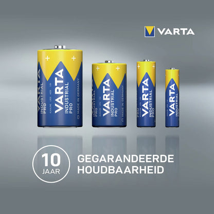 Varta Industrial Pro Battery AAA 40 pieces frustration-free. blue (bright blue) - NLMAX